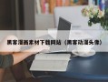 贵港黑客漫画素材下载网站（黑客动漫头像）
